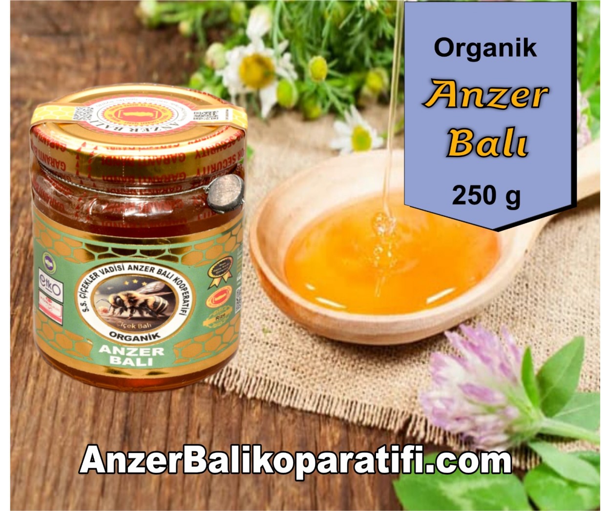 Organik Anzer Balı 250 GR